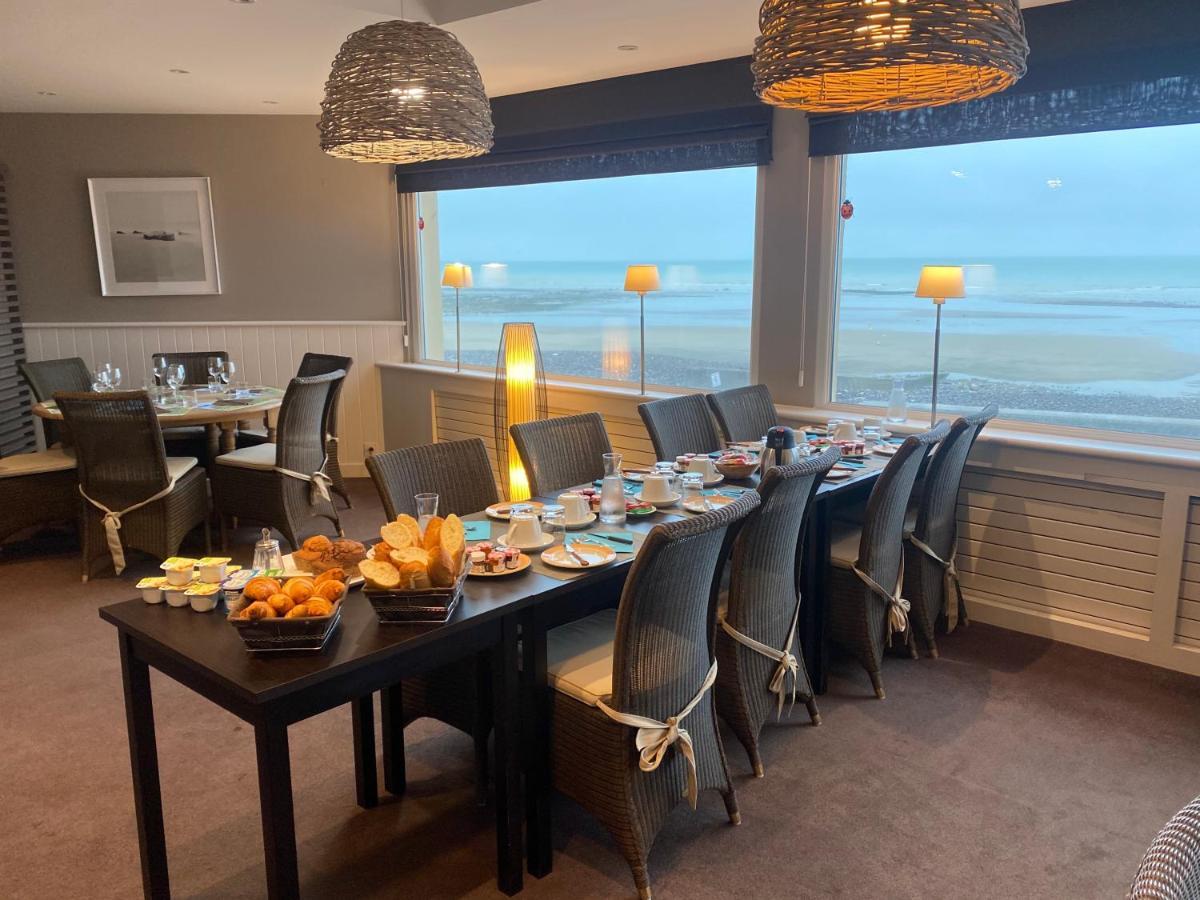 Hotel De La Plage Quiberville Eksteriør billede